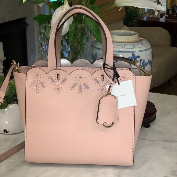 Kate Spade Mini Mina Pink Leather Satchel NWT 😎 - Picture 11 of 16
